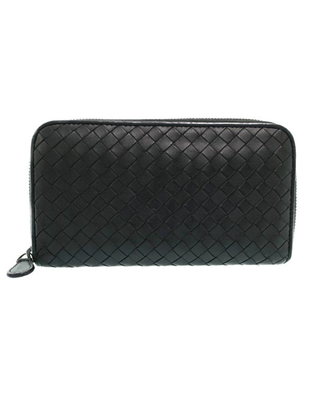 Bottega Veneta Intrecciato Round Zipper Long Wallet